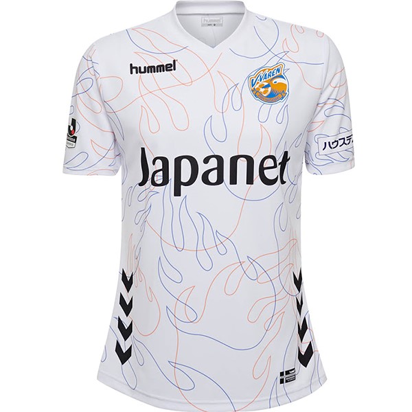 Camiseta V Varen Nagasaki Replica Segunda Ropa 2018/19 Blanco